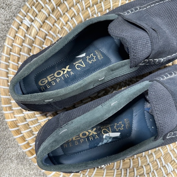 Geox Men’s Respira Loafers Slip On Moccasin Shoes 2Fit Suede Navy 42.5/US 9.5 main image 13
